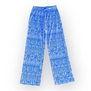 Vineyards Vines youth Large pajama bottoms, blue white anchor